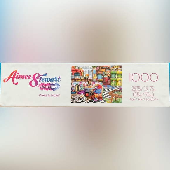 NIB - Buffalo Games “Pixels & Pizza” 1000 piece puzzle - Picture 3 of 3